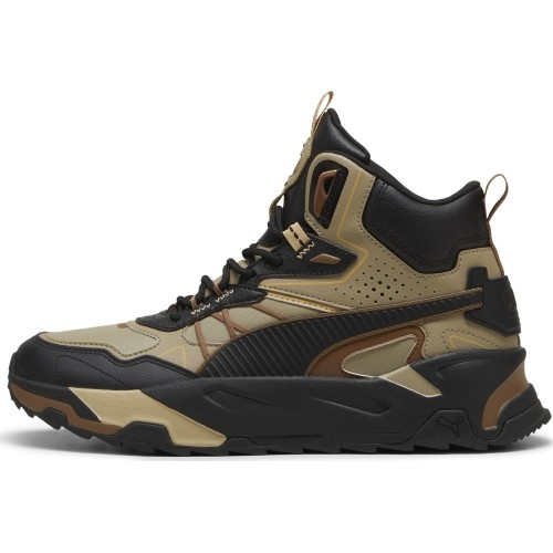 Buty męskie Puma Trinity Mid Hybrid, czarno-brązowe 393985 09