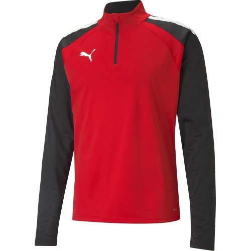 Bluza męska Puma TeamLiga 1/4 Zip Top Red Black 657236 01