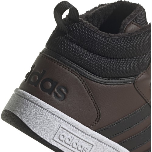 Buty sneakersy męskie Adidas Hoops 3.0 Mid WTR, brązowe GZ6680