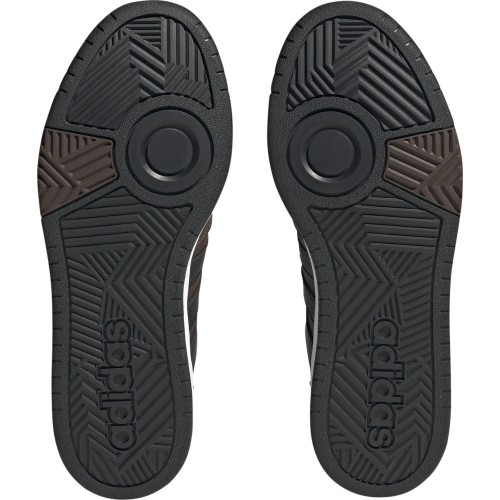 Buty sneakersy męskie Adidas Hoops 3.0 Mid WTR, brązowe GZ6680