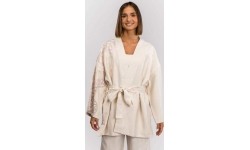 Kurtka damska Venum Serpenti - kość słoniowa/bordowy