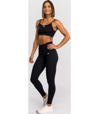 Damski biustonosz sportowy Venum Sculpt - czarny/biały