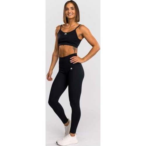 Damski biustonosz sportowy Venum Sculpt - czarny/biały