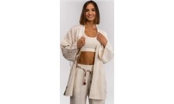 Kurtka damska Venum Serpenti - kość słoniowa/bordowy