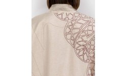 Kurtka damska Venum Serpenti - kość słoniowa/bordowy