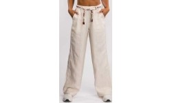 Spodnie damskie Venum Serpenti - kość słoniowa/bordowy