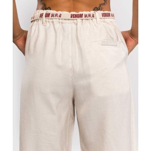 Spodnie damskie Venum Serpenti - kość słoniowa/bordowy