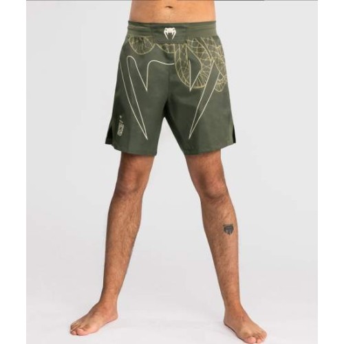Spodenki Venum Serpenti Fight Shorts - Khaki/Bronze/Ivory