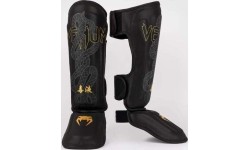 Nagolenniki Venum Serpenti - czarny/srebrny/złoty