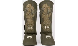 Ochraniacze goleni Venum Serpenti - Khaki/Bronze/Ivory
