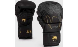 Rękawice sparingowe Venum Serpenti - czarny/srebrny/złoty