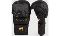 Rękawice sparingowe Venum Serpenti - czarny/srebrny/złoty