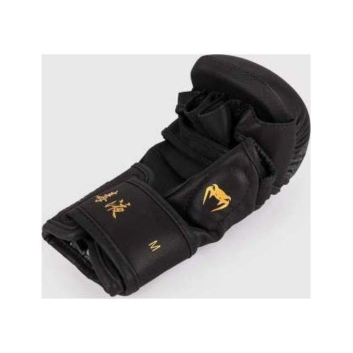 Rękawice sparingowe Venum Serpenti - czarny/srebrny/złoty