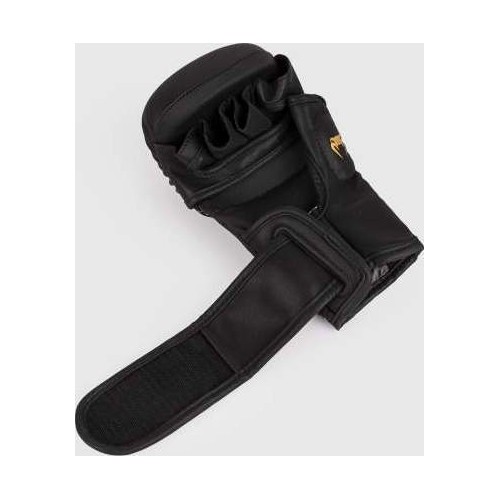 Rękawice sparingowe Venum Serpenti - czarny/srebrny/złoty