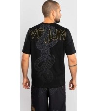 Koszulka Venum Serpenti - czarny/srebrny/złoty