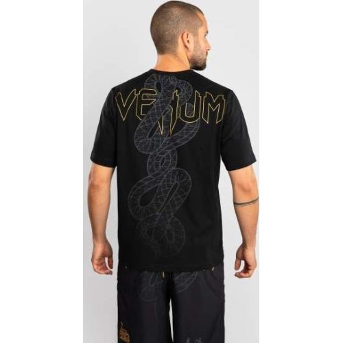 Koszulka Venum Serpenti - czarny/srebrny/złoty