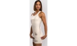 Podkoszulek damski Venum Serpenti - kość słoniowa/bordowy