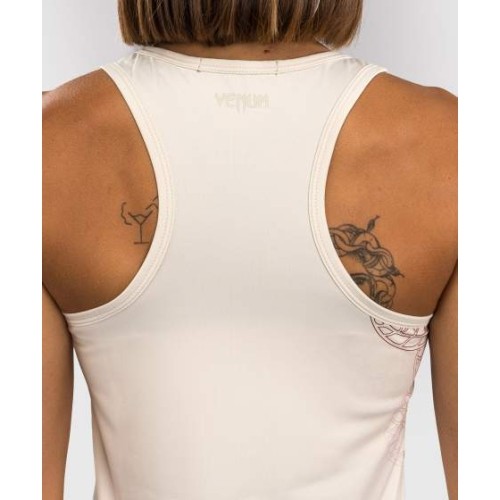Podkoszulek damski Venum Serpenti - kość słoniowa/bordowy