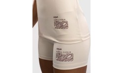 Podkoszulek damski Venum Serpenti - kość słoniowa/bordowy