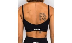 Damski biustonosz sportowy Venum Sculpt - czarny/biały