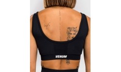 Długi biustonosz sportowy Venum Sculpt - czarny/biały