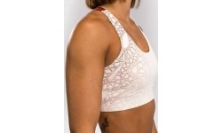 Damski biustonosz sportowy Venum Serpenti - kość słoniowa/burgund