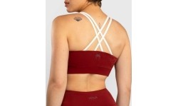 Damski biustonosz sportowy Venum Serpenti - bordowy/kość słoniowa