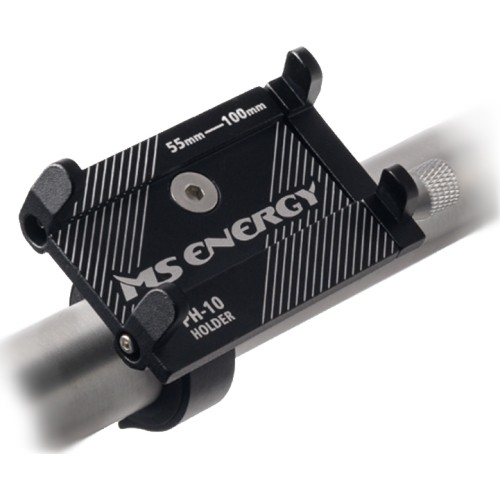 Uchwyt na telefon na kierownicy MS ENERGY PH-10 // 22-31.8 mm, 55 - 110 mm