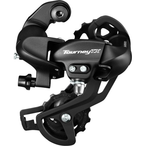 Przerzutka tylna Shimano Tourney TX800 na ramę (7/8 przełożeń, czarna)
