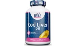 Haya Labs Cod Liver Oil (Menkių kepenų aliejus) 100kaps.