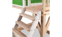 Drewniany domek do zabawy EXIT Loft 500 - zielony