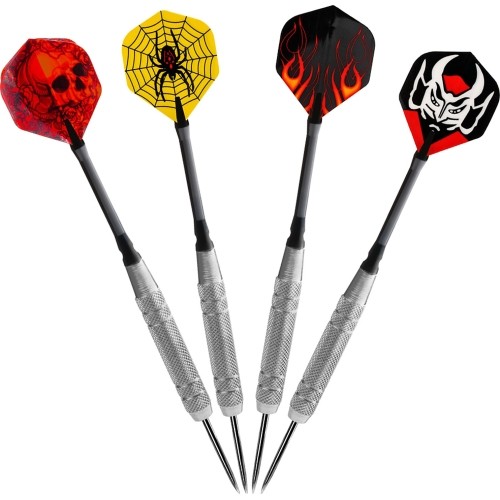 Rzutki ze stalową końcówką Karella 19 gramów 24 sztuki