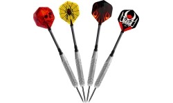 Rzutki ze stalową końcówką Karella 19 gramów 24 sztuki