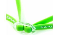 Okulary pływackie w dwa paski Spokey SPARKI, zielone