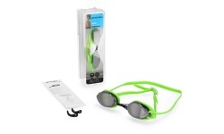 Okulary pływackie w dwa paski Spokey SPARKI, zielone