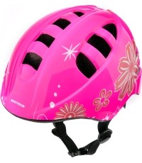 kask rowerowy ks08 - Pink/white
