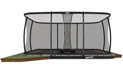 Trampolina BERG SPORTS Ultim Pro Bouncer FlatGround 5x5 z siatką ochronną XL