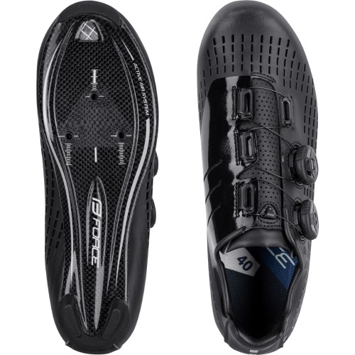 FORCE ROAD REVOLT CARBON // rozmiar: 43 (czarny)