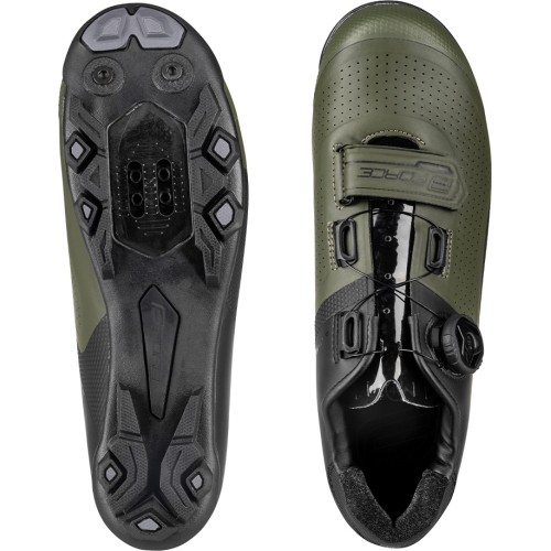 Buty FORCE Virtuoso MTB/Gravel // rozmiar: 39 (czarny/zielony)