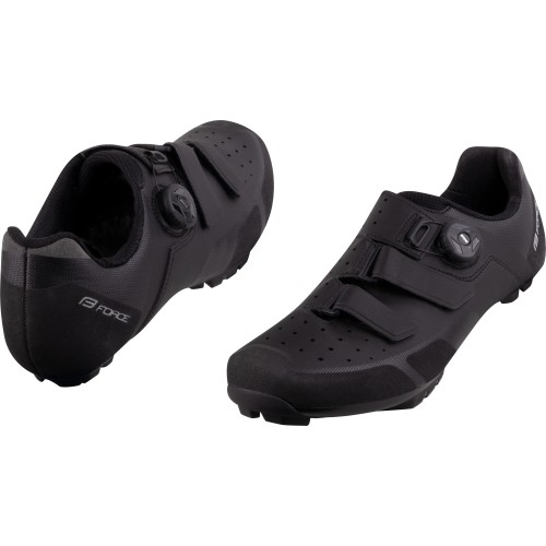 Buty rowerowe FORCE MTB Revo 2, czarne
