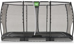 EXIT Allure Premium trampolina ziemna 214x366cm - czarna