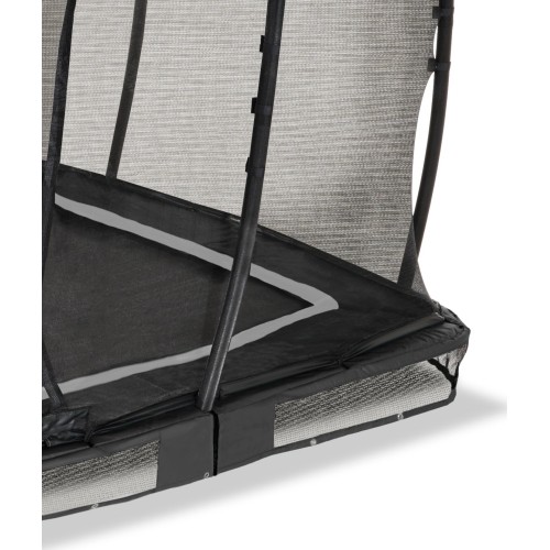 Trampolina gruntowa EXIT Allure Premium 214x366 cm, czarna