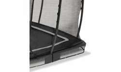 EXIT Allure Premium trampolina ziemna 214x366cm - czarna