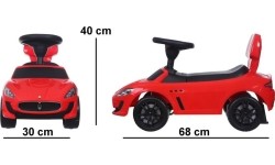 Pusher Car Ecotoys Maserati - Red