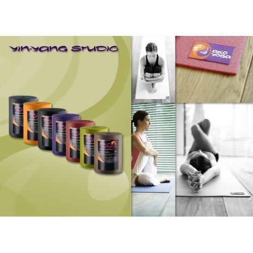 Maty do ruletki Yin-Yang (30 mx 0,8 m/4,5 mm grubości) - Black
