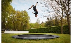 Trampolina BERG Sports Champion FlatGround 380, zielona