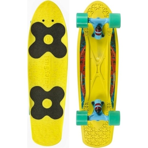 Penny board Choke Spicy Sabrina yellow/blue