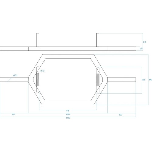 GHX02B PRĘT SZEŚCIOKĄTNY HMS