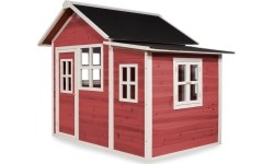 Drewniany domek do zabawy EXIT Loft 150 - czerwony