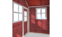 Drewniany domek do zabawy EXIT Loft 150 - czerwony